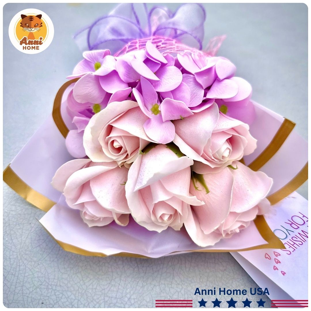 RS01 - Rose Soap Flower Bouquet – Size S
