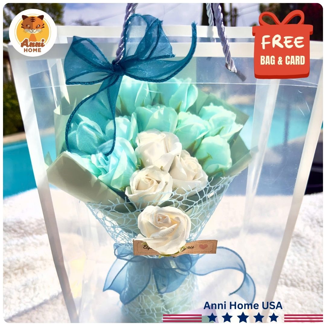 RM02 - Rose Soap Flower Bouquet – Size M - Image 3