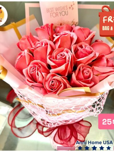 RM03 - Rose Soap Flower Bouquet – Size M
