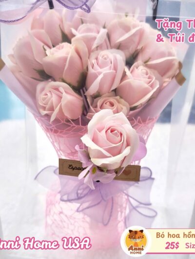 RM01 - Rose Soap Flower Bouquet – Size M