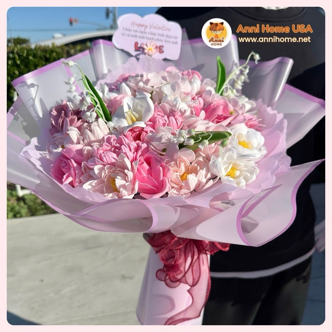 Super Large - Peony Flower Bouquet – Size XL